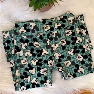 lularoe • Green Mickey Mouse Disney leggings